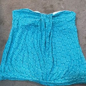 Flower print Tube top